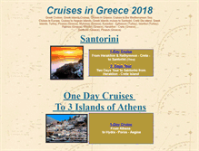 Tablet Screenshot of cruisesingreece.com